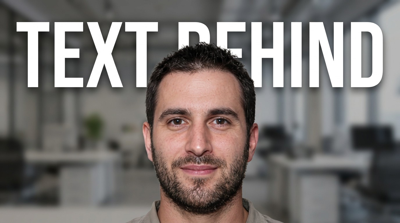 Text Behind