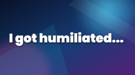 I got humiliated... thumbnail design