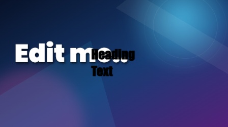 Heading Text thumbnail design