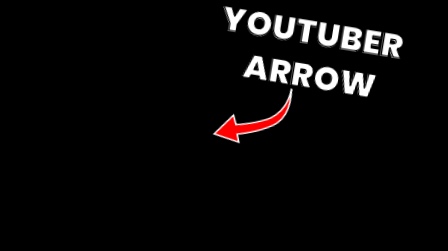 YOUTUBE ARROW TEMPLATE SIMPLE thumbnail design