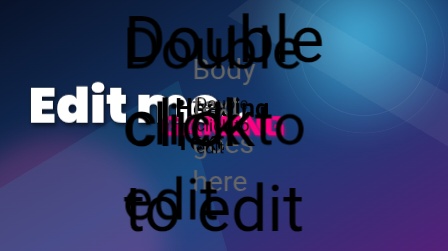 Heading Text thumbnail design