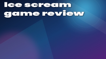 Ice scream game review thumbnail design